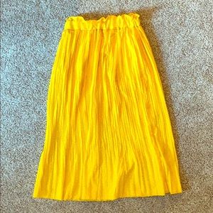 Yellow Maxi Skirt